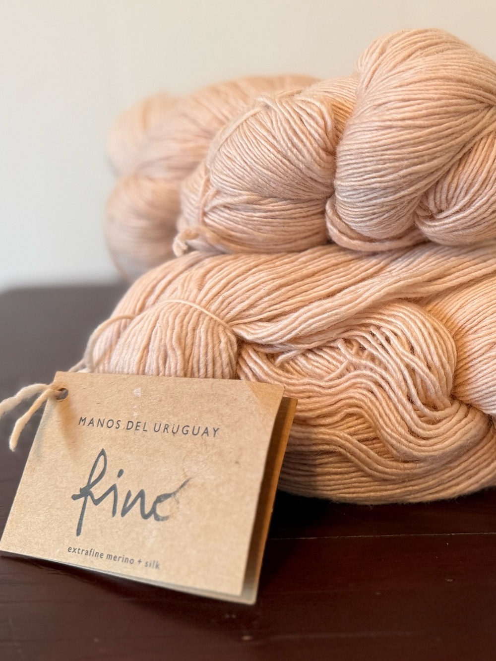 (3) Manos del Uruguay Fino - Rosewater - 70% Merino 30% Silk Hand-dyed Lot